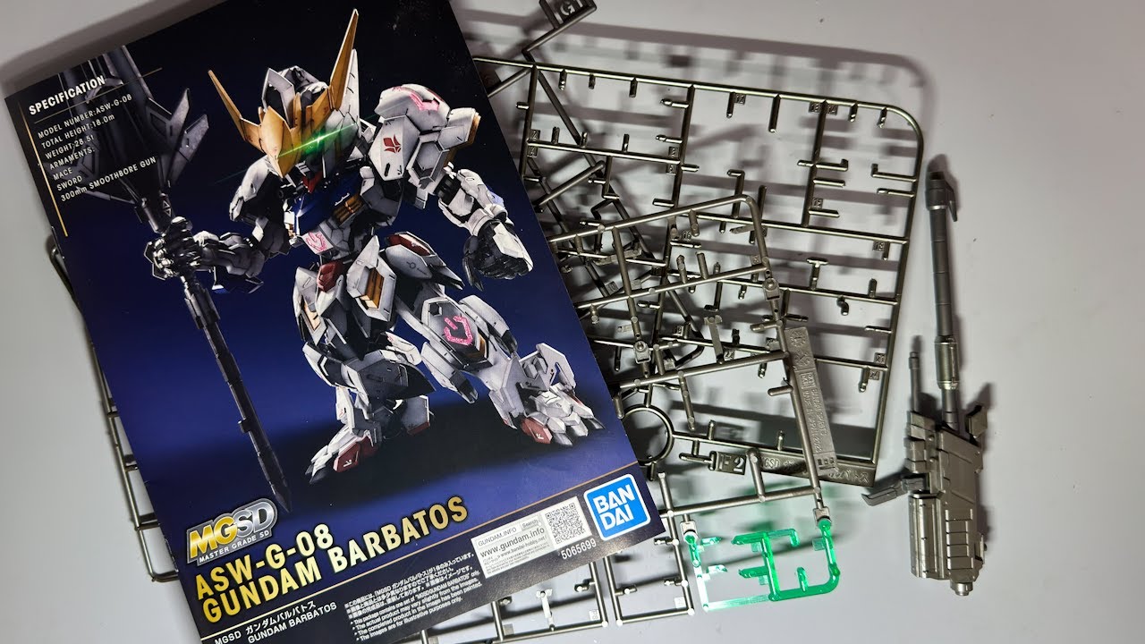 MGSD Barbatos Unbox, Build & Review