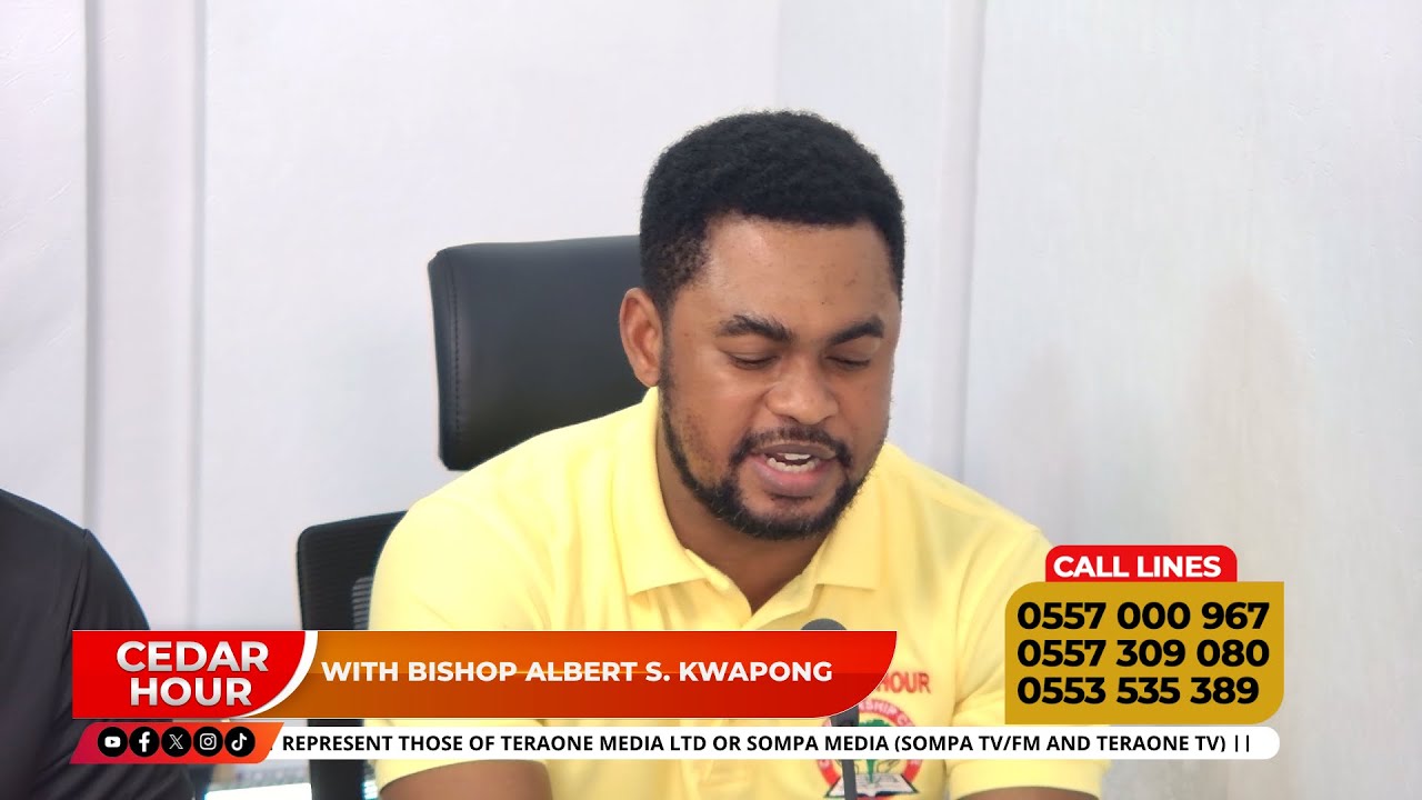 CEDAR HOUR WITH BISHOP ALBERT  SACKEY KWAPONG LIVE ON SOMPA 93.1FM/TV  || 24-02-26