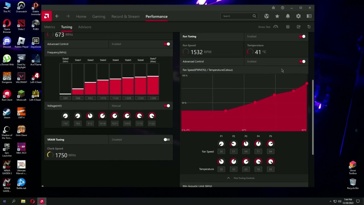 Aisurix RX580 2048sp Undervolt using AMD Adrenaline