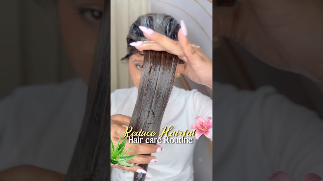 Teenage Hair Care Routine ✨👧🏻🫧 #viral #teenage #haircare #hairgrowth #silkyhair