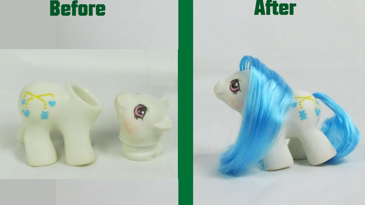 How To Re-Hair a G1 My Little Pony Tutorial