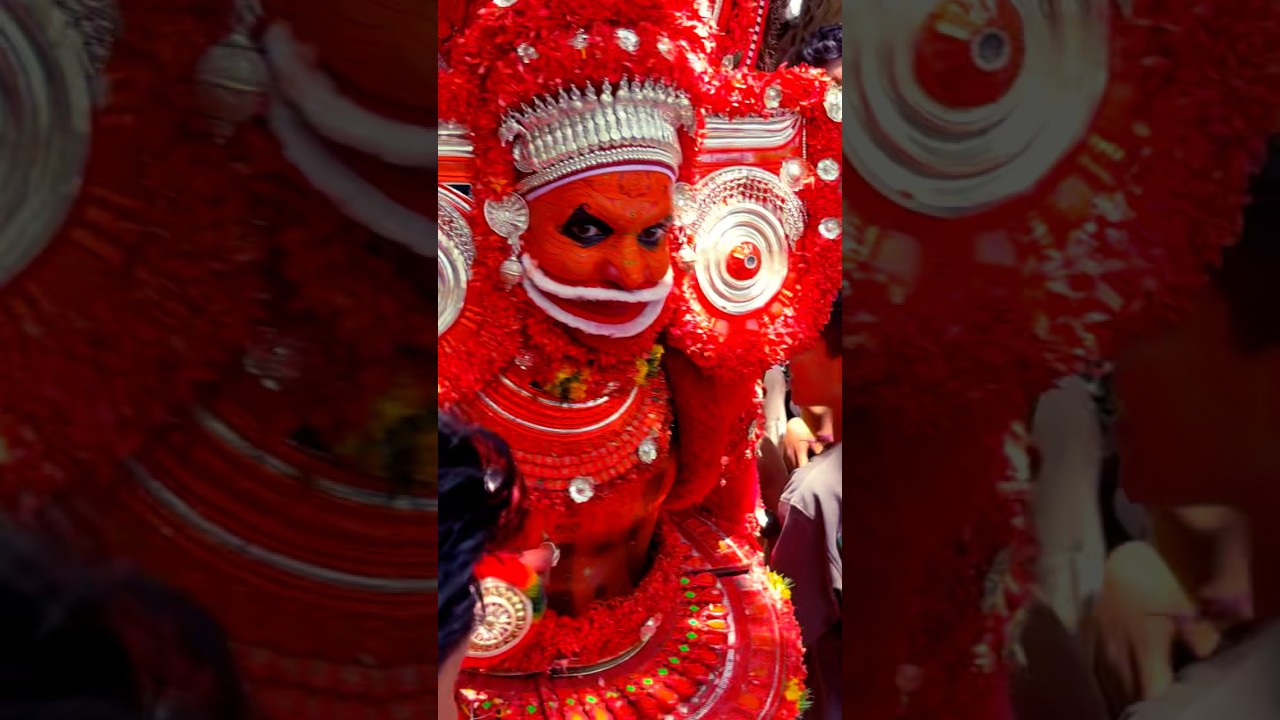Baali Theyyam Transformation – Divine Power Unleashed! 🔥👹FolkDeity, 