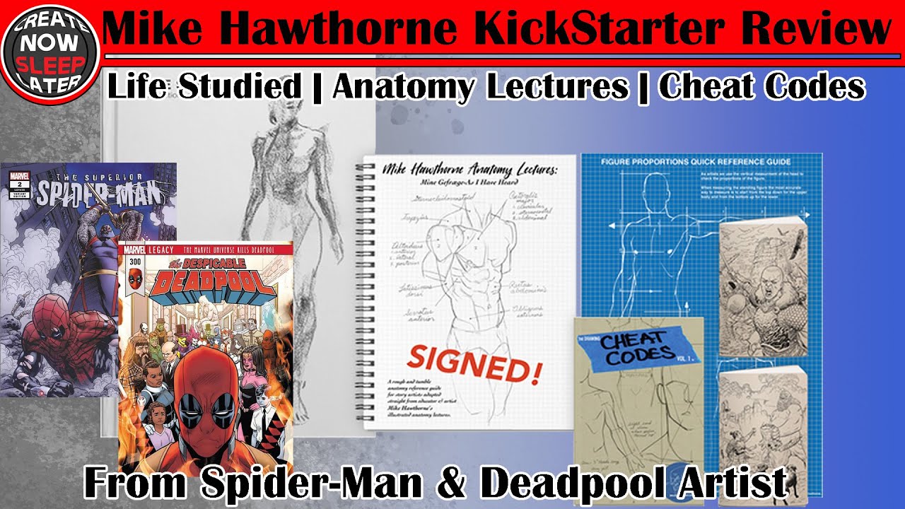 Mike Hawthorne How To Draw - Life Studied | Anatomy Lectures | Cheat Codes Books Review