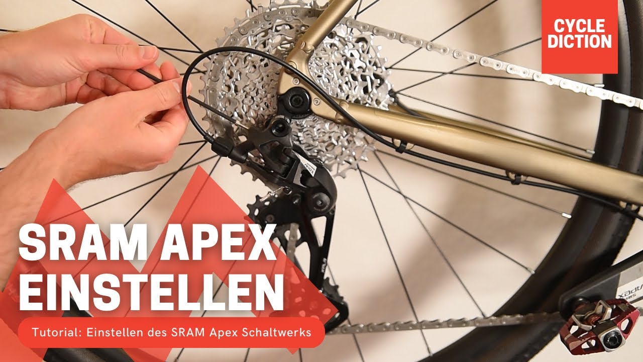 SRAM Apex einstellen | Schaltung einstellen | Schaltwerk der SRAM Apex