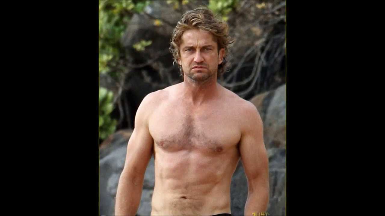 GERARD BUTLER SURFING ON HAWAII