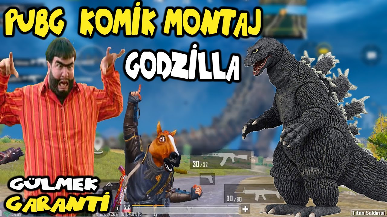 PUBG MOBİLE GODZİLLA KOMİK MONTAJ - GÜLMEK GARANTİ ! (YENİ GÜNCELLEME)