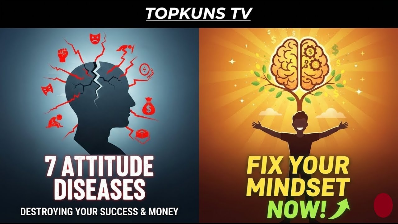 7 Attitude Diseases Destroying Your Success & Money (Fix Your Mindset Now)