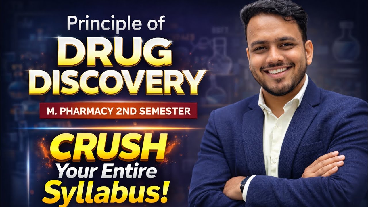 How to cover Principle of Drug discovery syllabus | Principle of Drug discovery introduction lecture