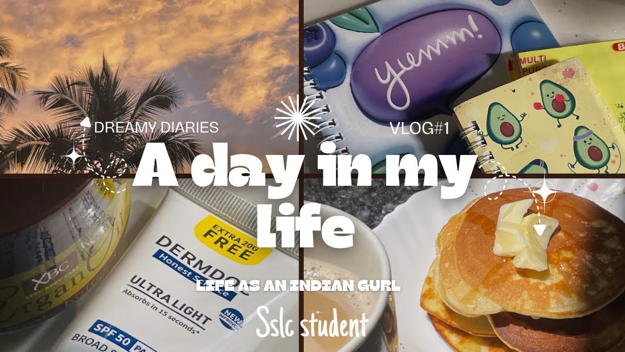 A day in my life 🍃📚✨ | Sslc student | #adayinmylife #sslc #study 