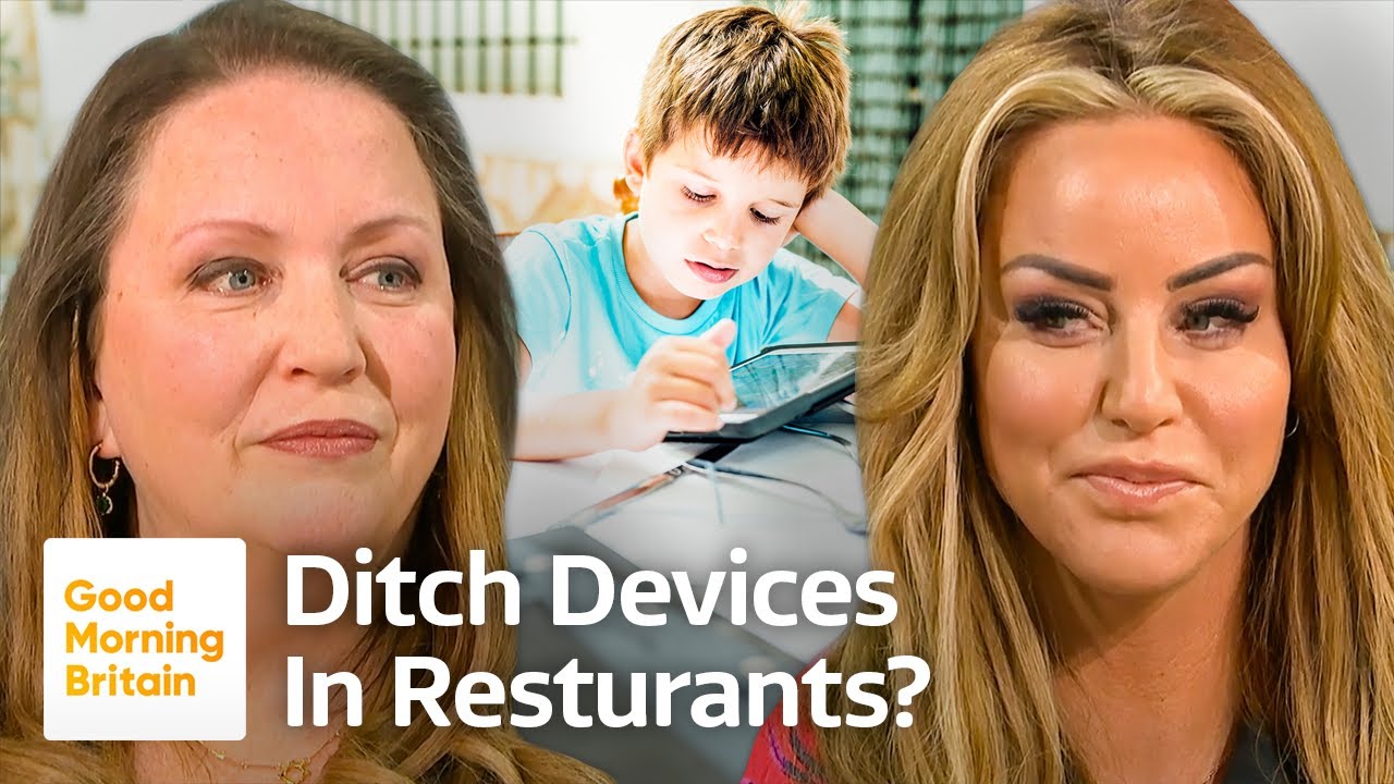 ‘They Should Be Sitting Quietly’ Should We Ban Kids’ Devices at Restaurants | Good Morning Britain