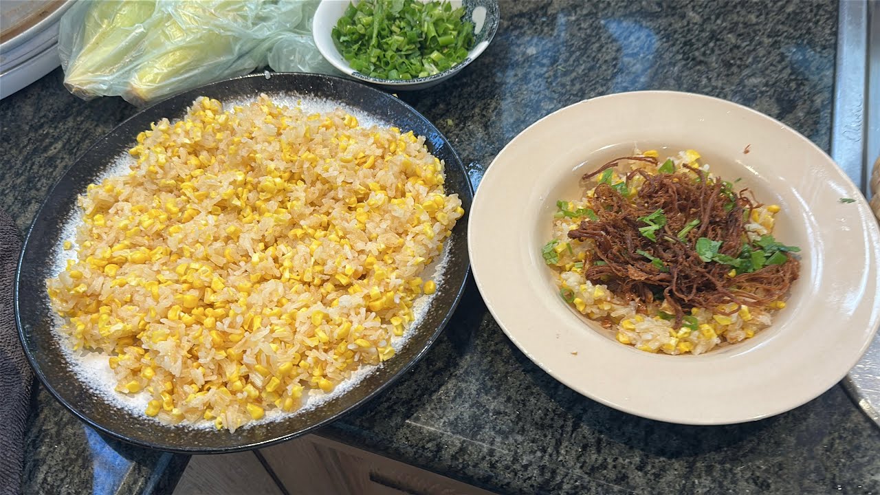 Ăn sáng món xôi bắp mặn với ngọt - Cuộc Sống Ở Úc 🇦🇺 