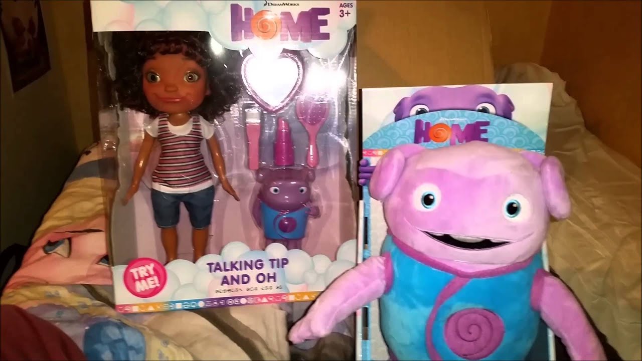 Dreamworks HOME Tip doll and Oh plush review featuring Hiccup