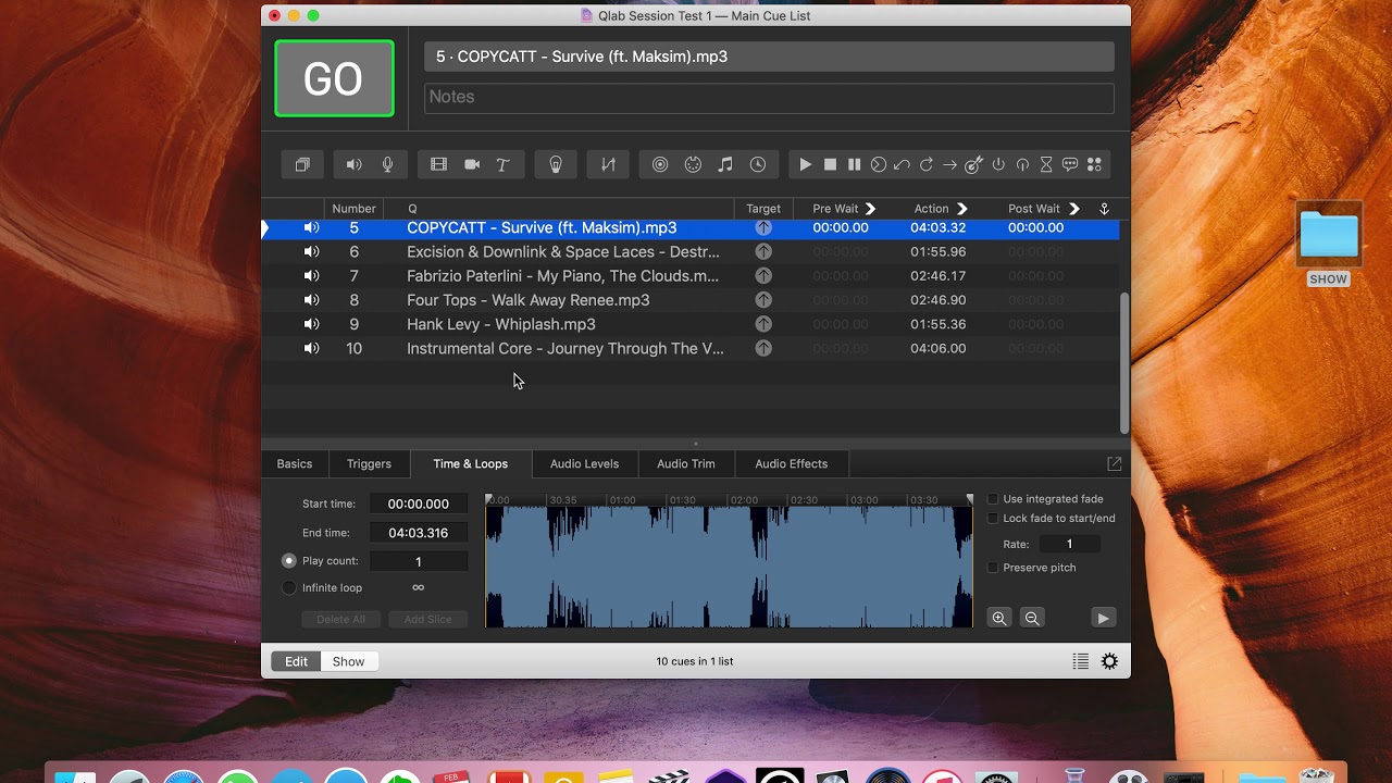 Qlab 1   Set Up