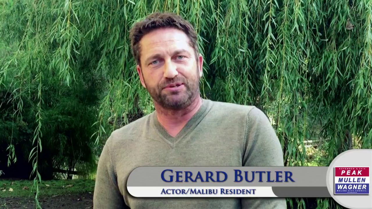 Gerard Butler for Team Malibu 2016