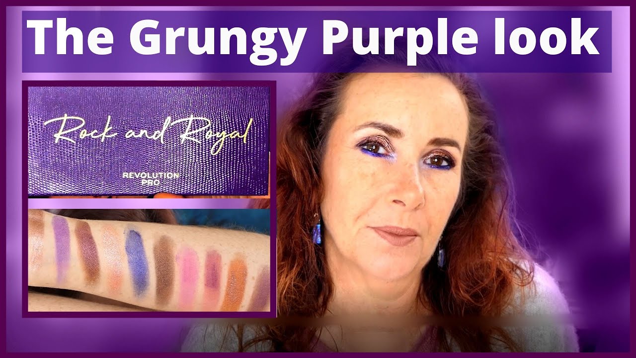 Revolution Pro rock and royal palette The Grungy Purple Palette.  1 Palette 4 looks