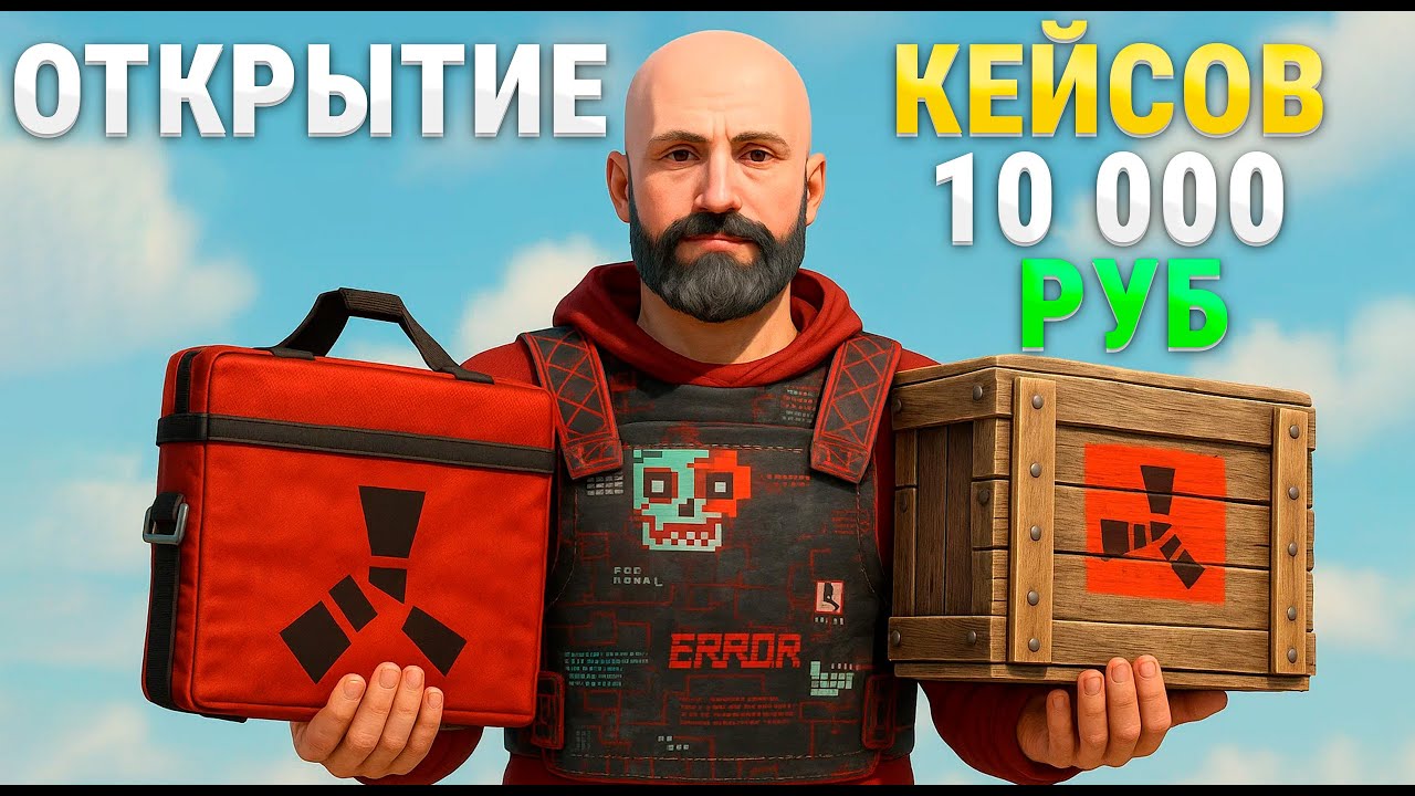 ОТКРЫТИЕ КЕЙСОВ НА 10 000 РУБ! High Quality Bag и High Quality Crate - RUST Harons