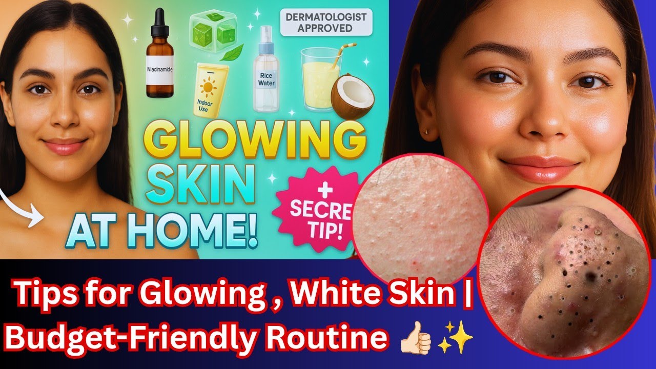 Dermatologist-Approved Tips for Glowing , Whitening Skin | Budget-Friendly & Easy Routine 💖✨