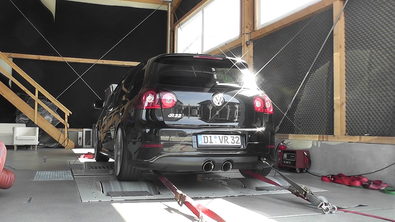 Golf 5 R32 Sound Milltek non resonated mit Abgasklappe bei Custom Chips