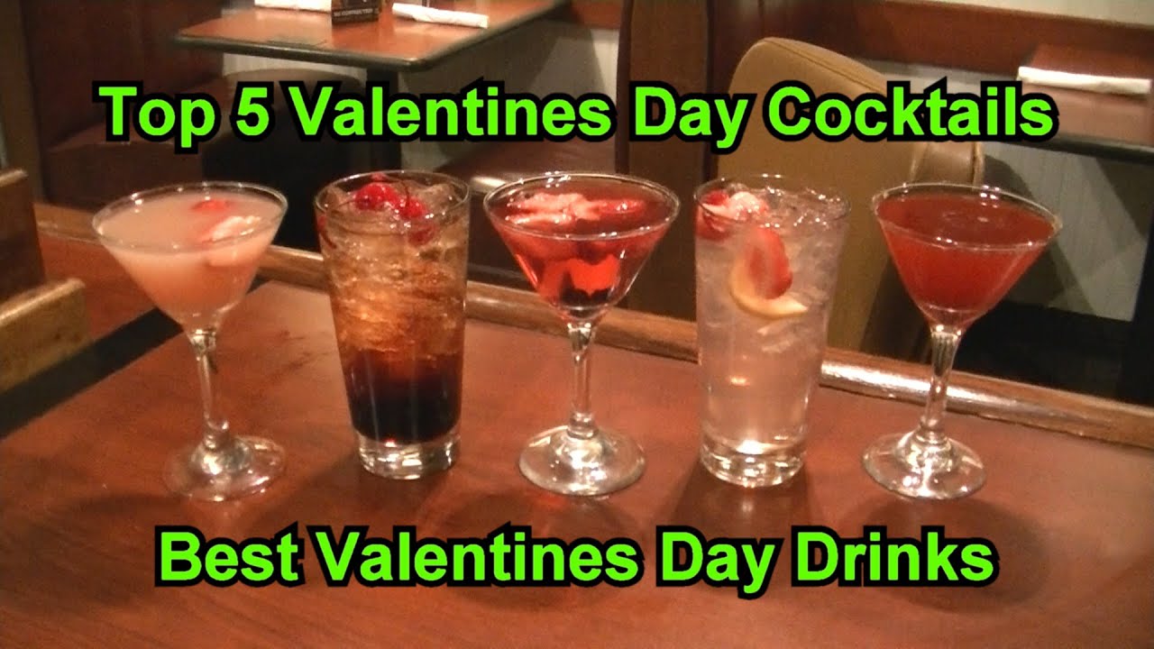 Top 5 Valentines Day Cocktails Best Valentine's Day Easy Drink