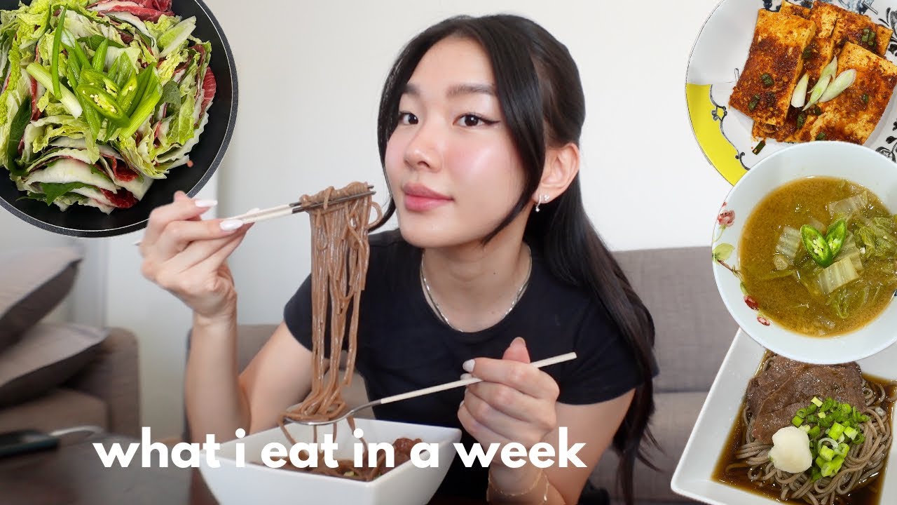 what i eat in a week (simple korean recipes)