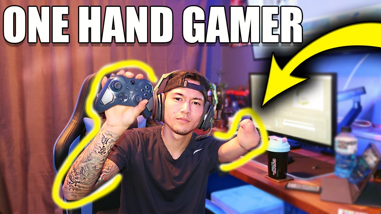 How I Play Video Games With One Hand! (One Hand Gamer)