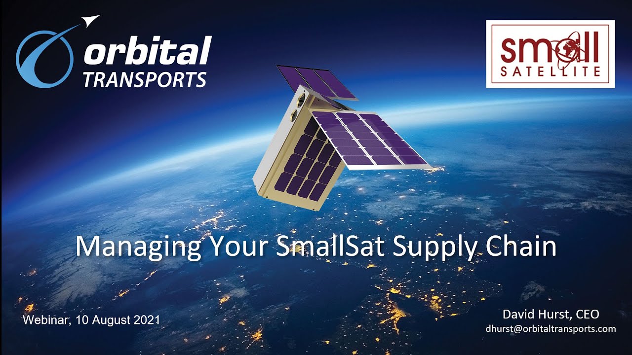 Managing your SmallSat Supply Chain