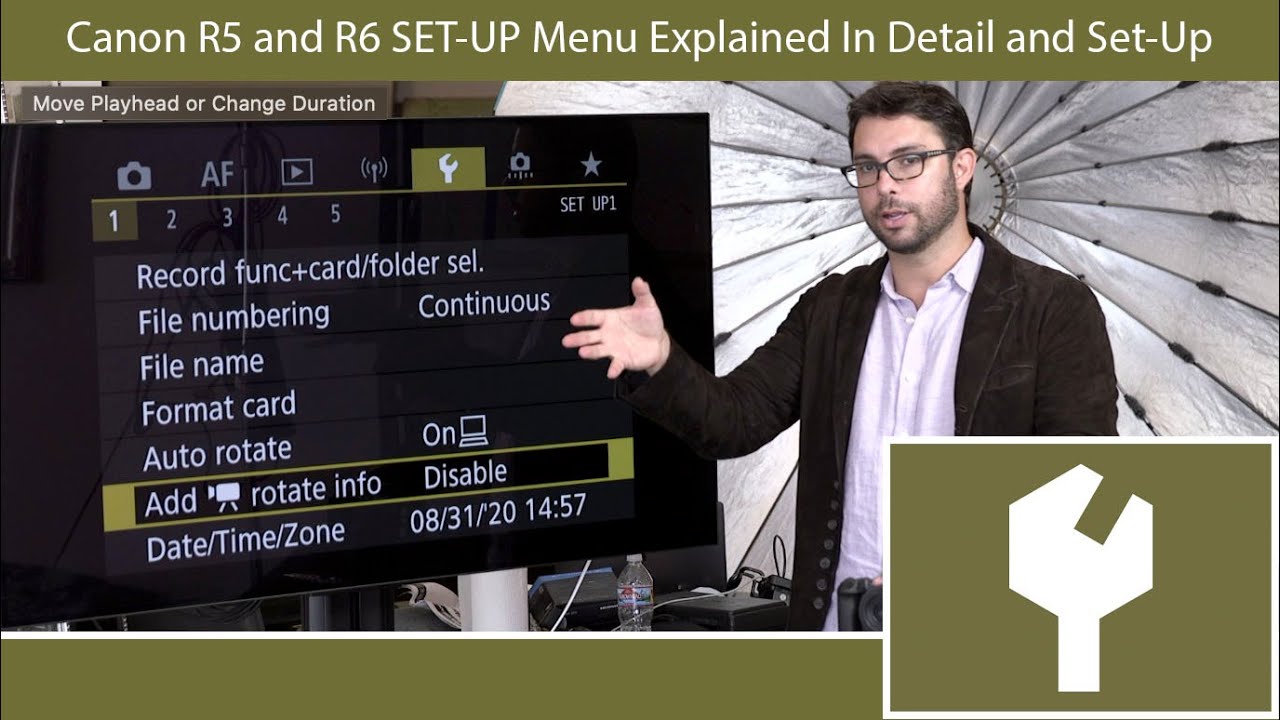 Canon R5 & Canon R6 SET UP Menu Explained In Detail and Best Settings