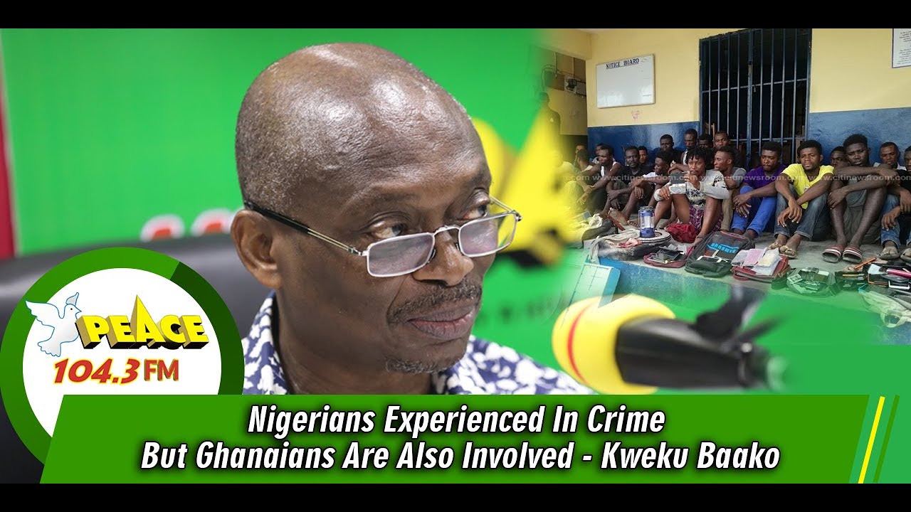 Nigerians Experienced In Crime But Ghanaians Are Also Involved - Kweku Baako