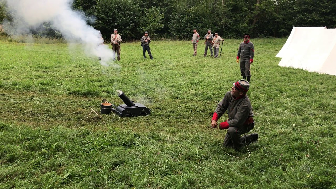 American Civil War era coehorn mortar