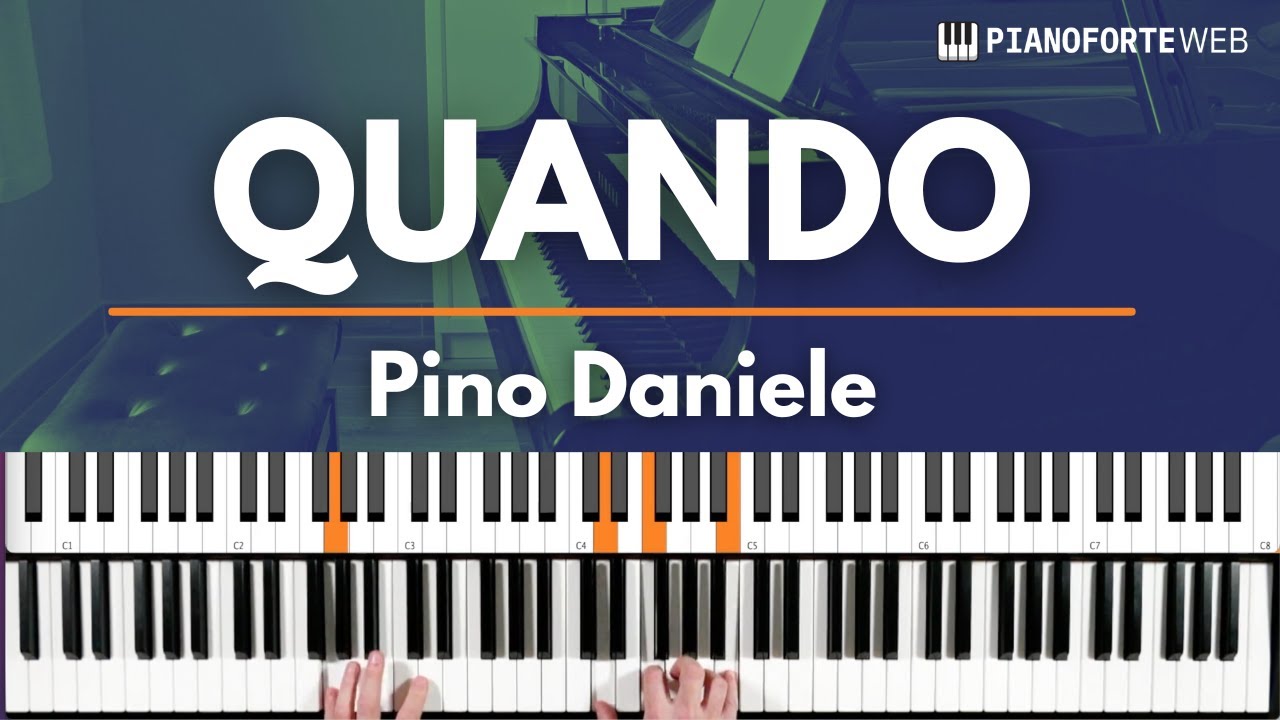Quando - Pino Daniele (Tutorial Pianoforte)