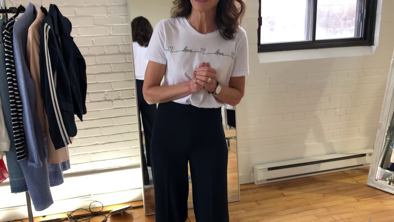 Comment porter le pantalon à jambes larges