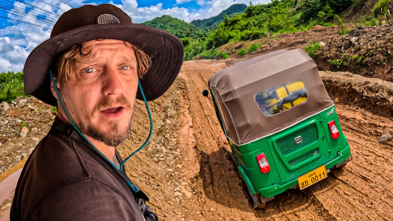 We Drove a Tuk Tuk Through the WORST Roads in Laos