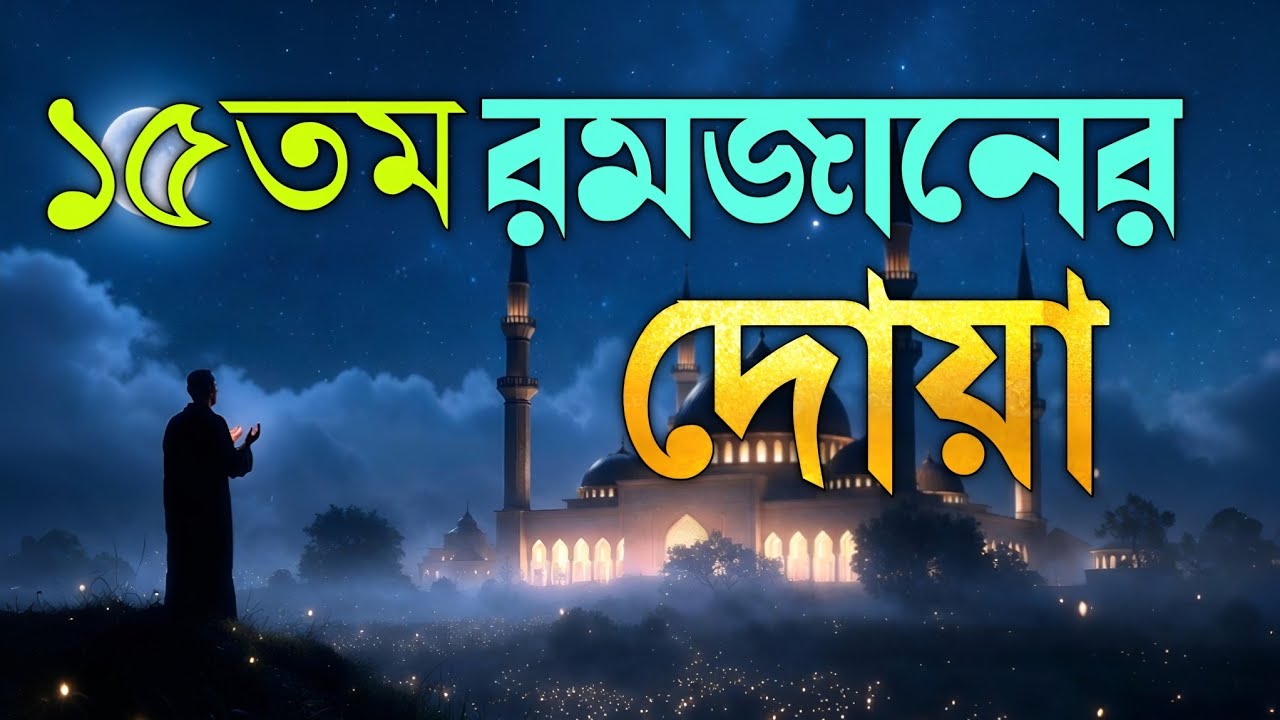 রমজানের ১৫ তম দিনের বিশেষ দোয়া | Ramadan Day 15 Powerful Dua 2026