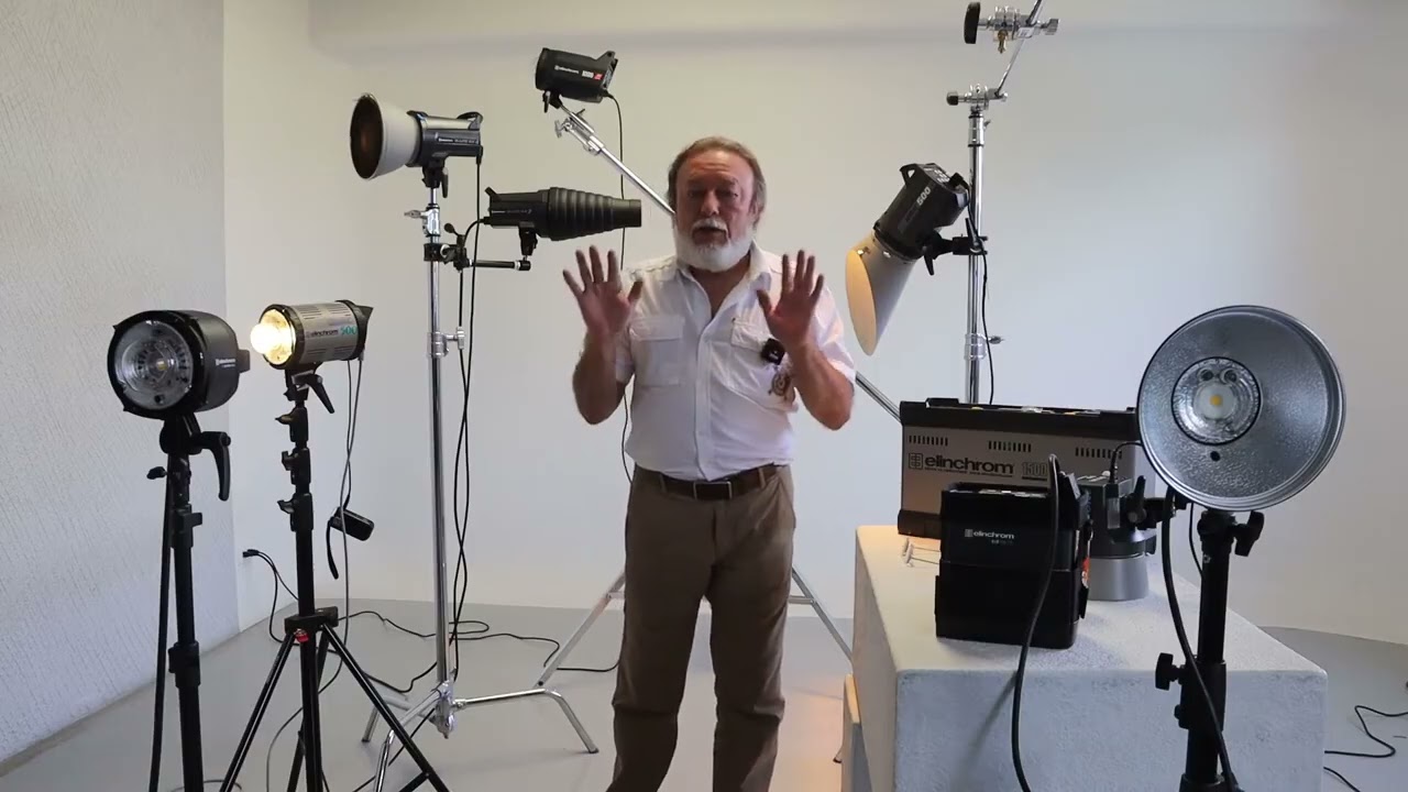 LUCES DE ESTUDIO   tipos de flashes  Curso de fotografía Capítulo 5.1 - Wilson Castañeda