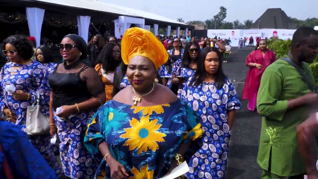 RECEPTION CEREMONY OF LATE CHIEF  CHARLES OBIORA ENWELU