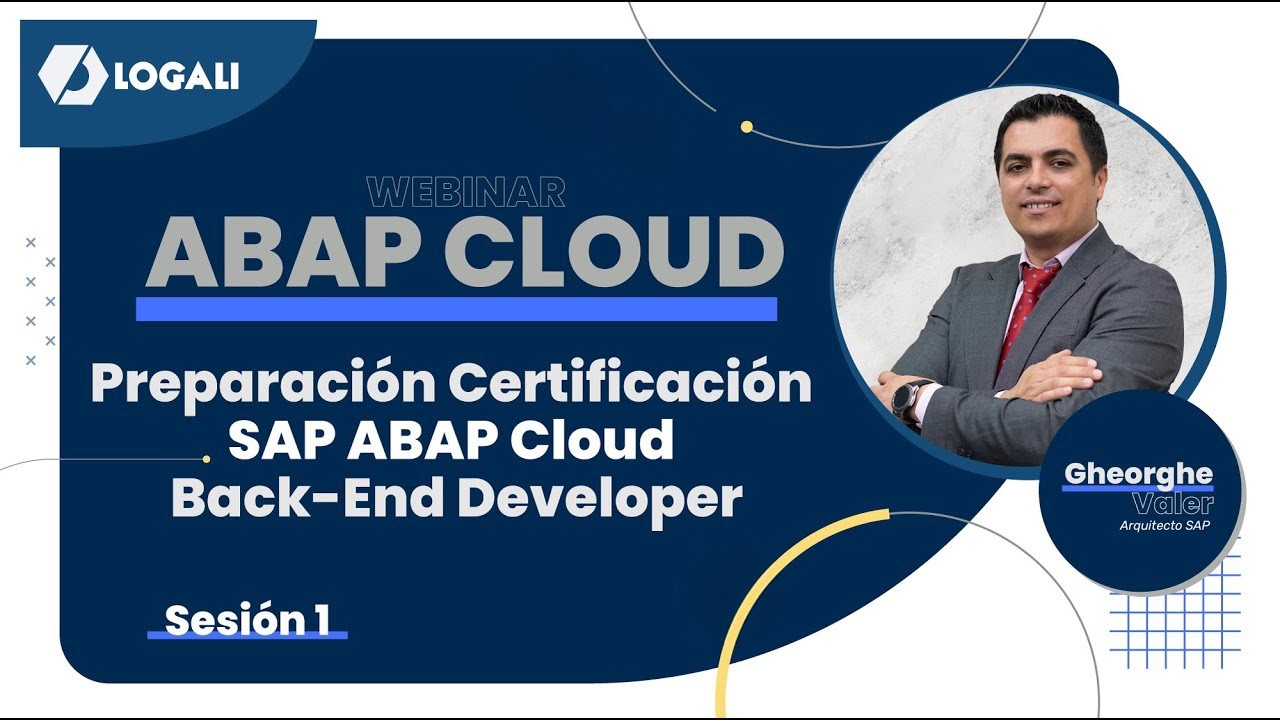 Preparación Certificación SAP ABAP Cloud Back-End Developer - En vivo Sesión 1