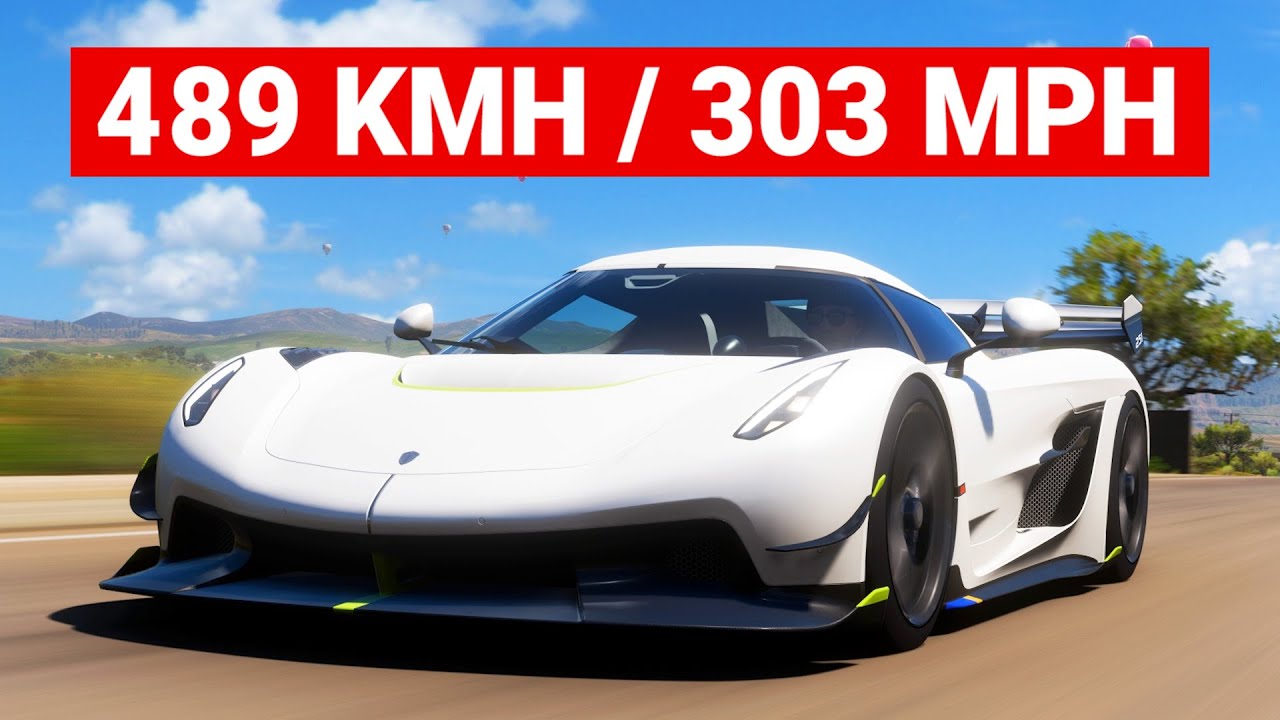 Forza Horizon 5 - 2020 Koenigsegg Jesko Max Build, Top Speed Tune (489 km/h ~ 303 mph)