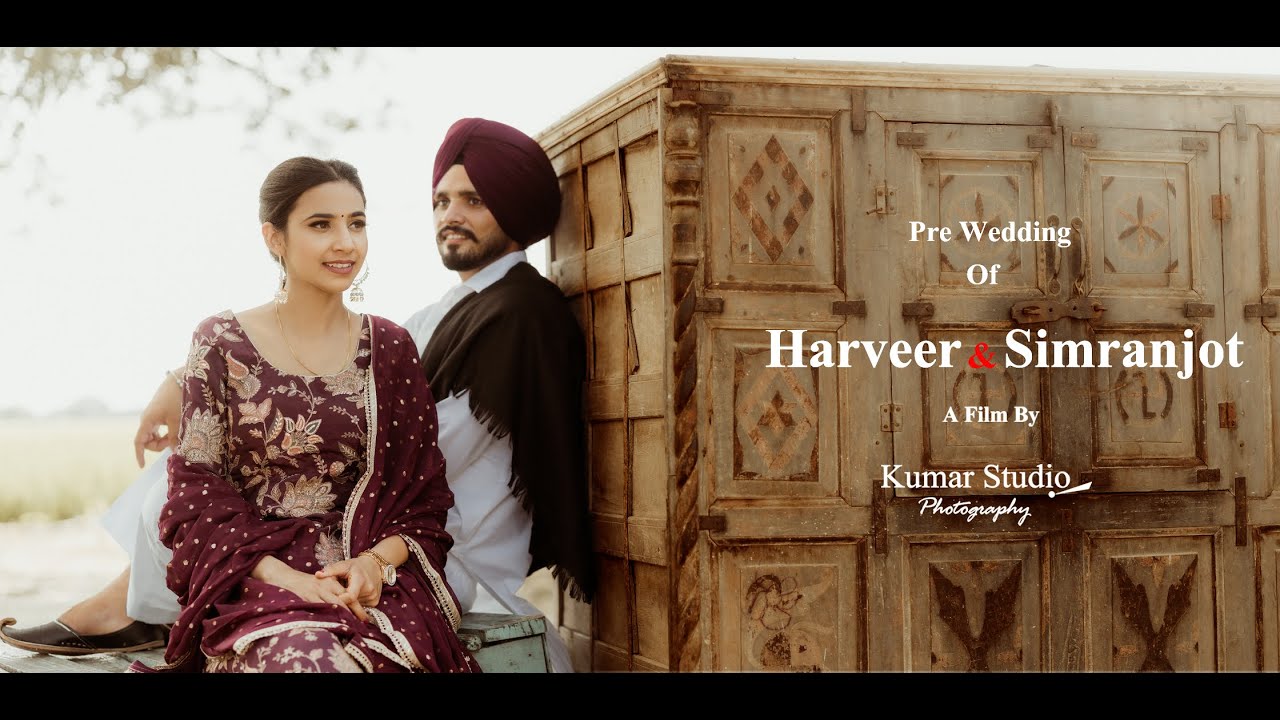 HARVEER + SIMRANJOT || 4K PRE WEDDING 2025 || KUMAR STUDIO PHOTOGRAPHY KHANNA