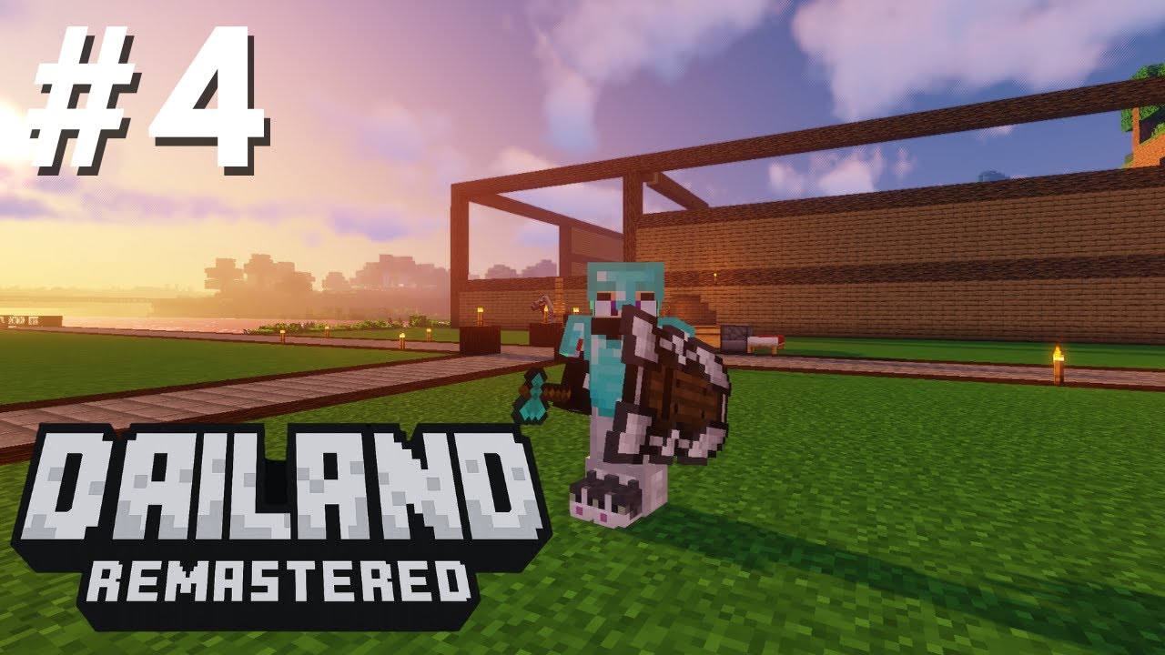 Minecraft DaiLand Remastered #4 Laboro, Mi pasion {[No Commentary 60Fps 4k]}