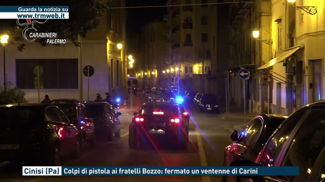 Cinisi (Pa) - Colpi di pistola ai fratelli Bozzo: fermato un ventenne di Carini