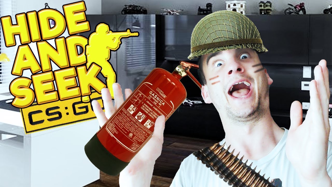 DOBRODZIEJ USIADŁ NA GAŚNICY! | CS:GO - HIDE AND SEEK [#5] (With: EKIPA)