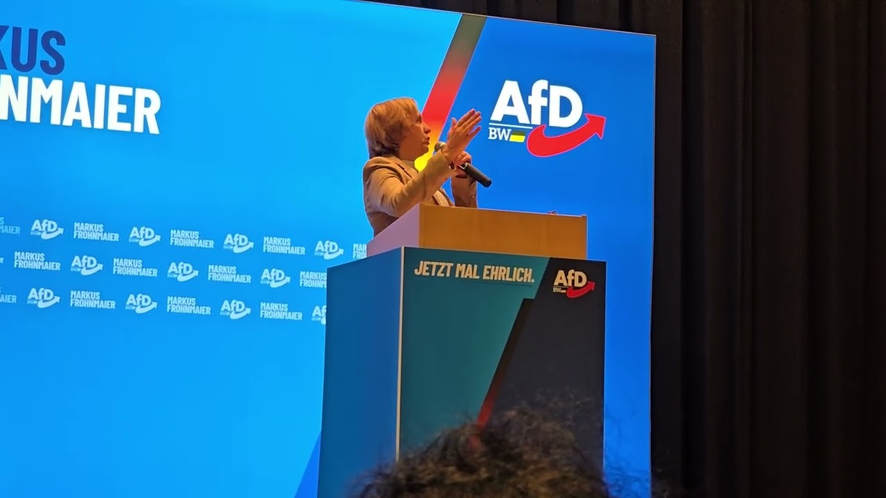Beatrix von Storch Abrechnung in Bretzfeld-Scheppach!