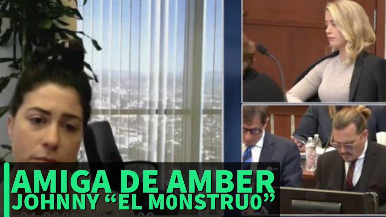 Amiga de Amber Heard ROMPE EN LLANTO, llama a Johnny  El M0NSTRU0