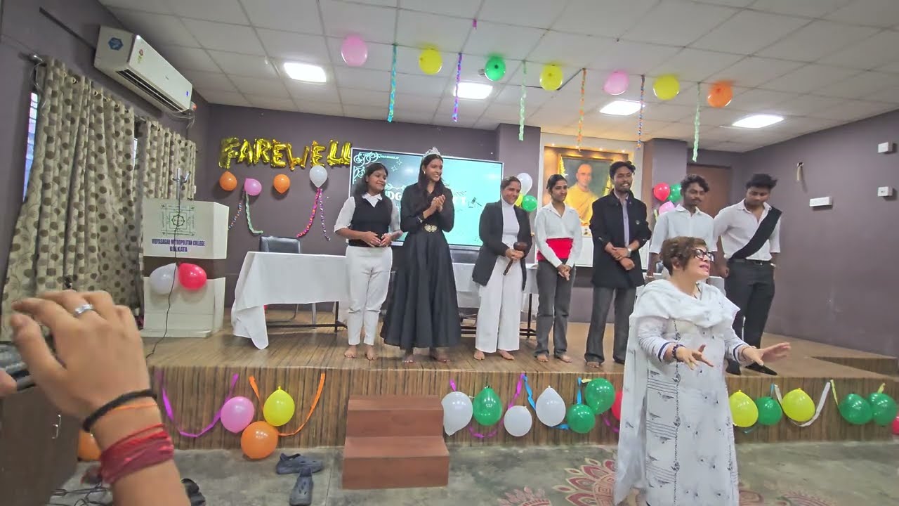 VIDYASAGAR METROPOLITAN COLLEGE II 2025 SENIOR FAREWELL II ENGLISH HNS.