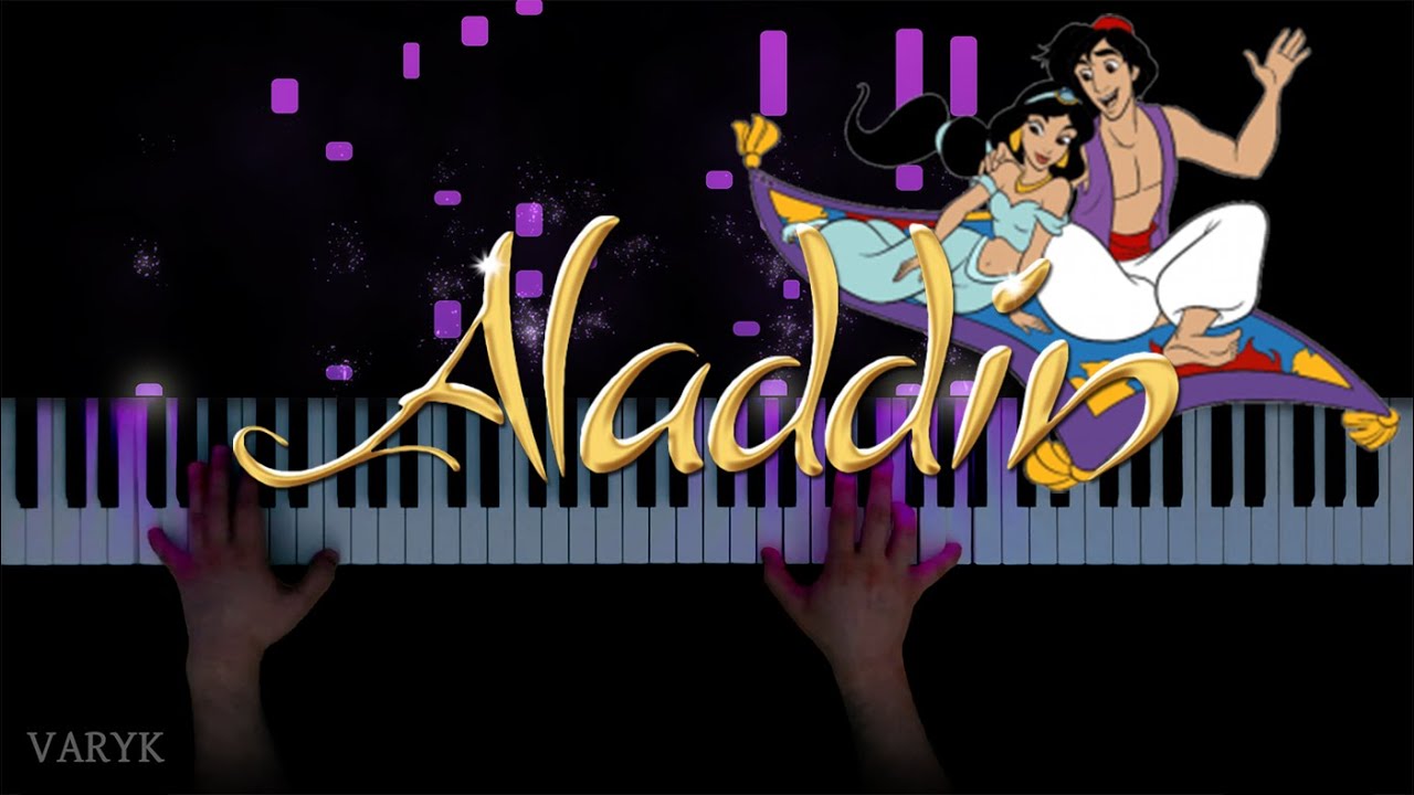 Aladdin (1992) - Disney - A Whole New World (Piano Version)