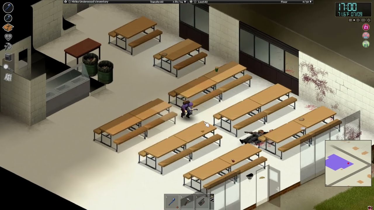 Even more proof this raccoon is not made for the apocalypse. project zomboid