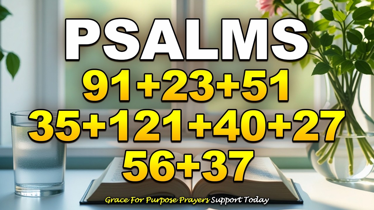 THE MOST POWERFUL PSALMS 91, 23, 51, 35, 121, 40, 27, 56, 37 | Prayers Against Evil Plans