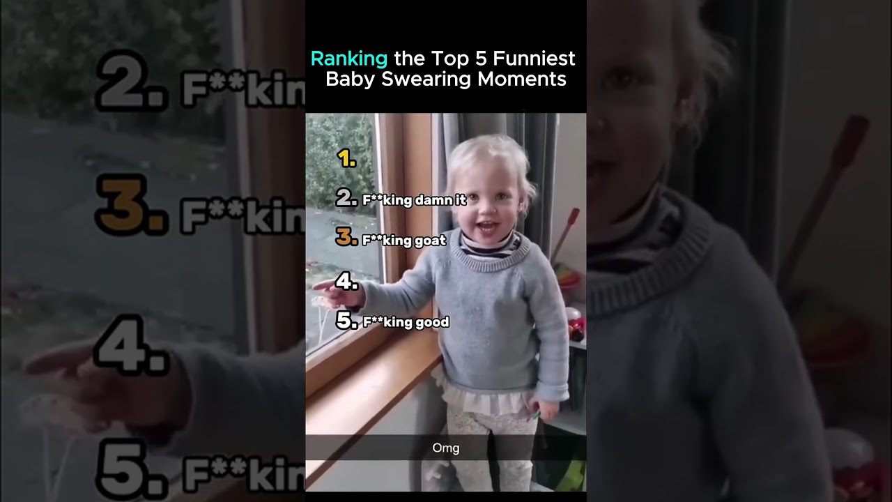 Top 5 Funniest Baby Swearing Moments! 🍼👶 😂 #top5 #shorts #usa #cute