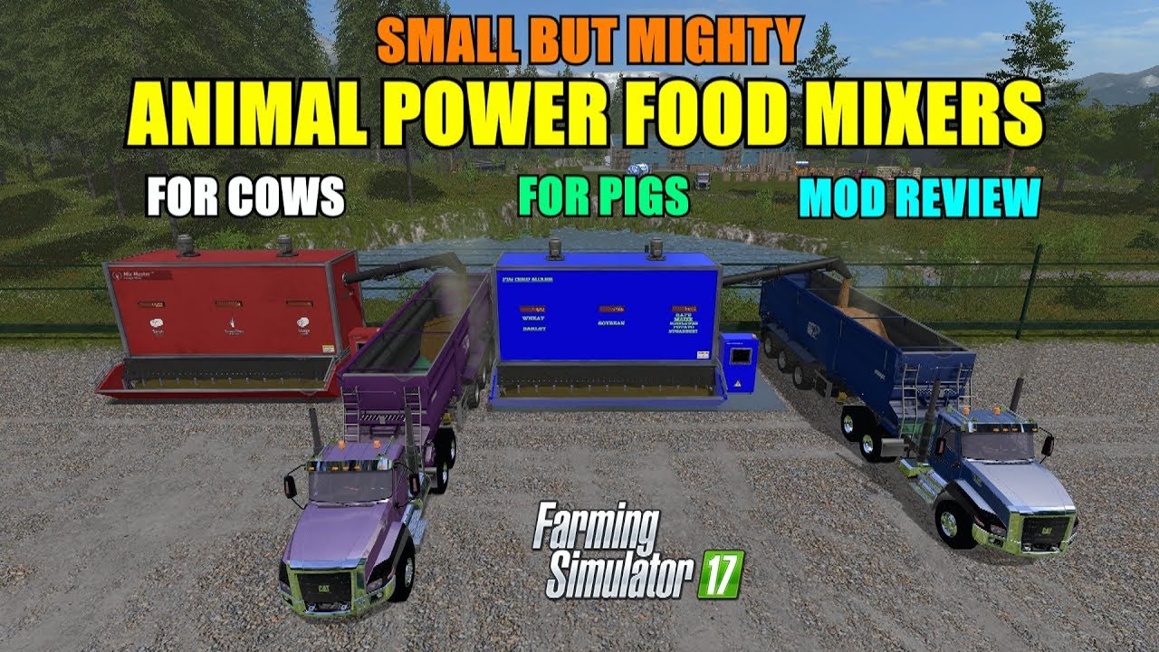 Farming Simulator 17 - Small But Mighty Animal Power Food Mixers 