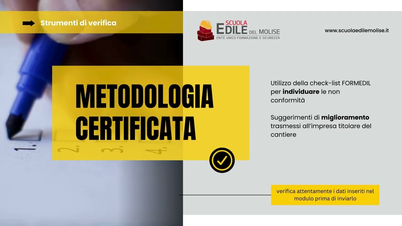 Scuola Edile Molise servizio di consulenza per imprese edili Visite in Cantiere